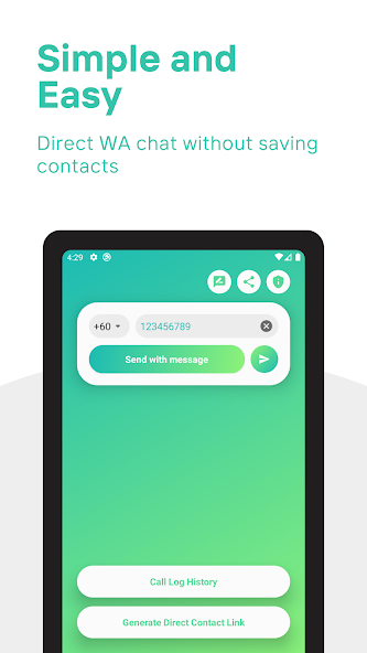 waapp.me app screenshot - instant messaging